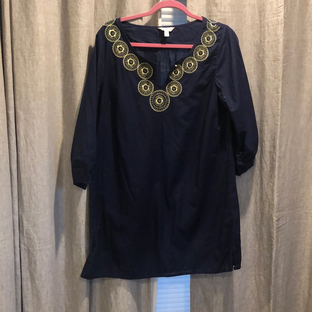 Navy blue Lily Pulitzer lightweight tunic